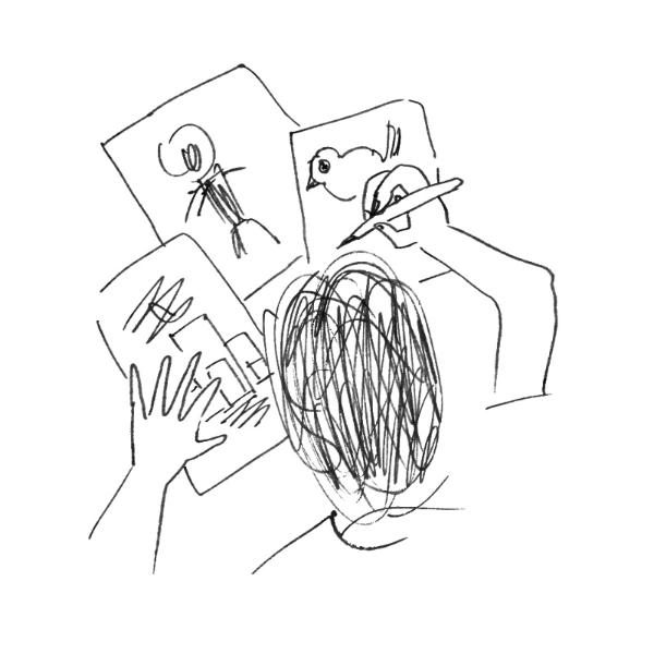 Panel 1.2: Observing with sketchbook